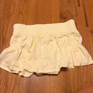 Free People Movement Get Your Flirt On Light Yellow L
